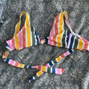 rainbow bathing suit top